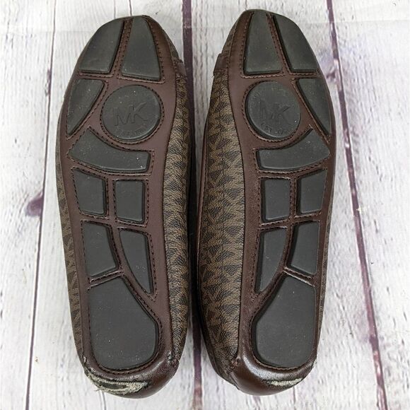 Michael Kors Fulton Studded Logo Moccasin Flats - Picture 7 of 13